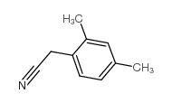 2,4-Dimethylphenylacetonitrile Structure
