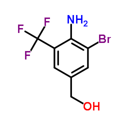 [4-Amino-3-bromo-5-(trifluoromethyl)phenyl]methanol Structure