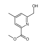 Methyl 6-(hydroxyMethyl)-4-Methylpicolinate structure