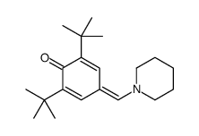 2,5-CYCLOHEXADIEN-1-ONE, 2,6-DI-TERT-BUTYL-4-(PIPERIDINOMETHYLENE)-结构式