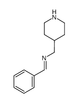 N-[phenylmethylidene]-1-(piperidin-4-yl)methanamine结构式