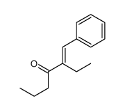 1-Phenyl-2-ethyl-1-hexene-3-one结构式