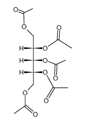 Ribitol pentaacetate Structure