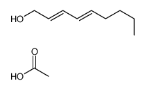 acetic acid,nona-2,4-dien-1-ol Structure