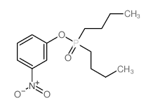 1-dibutylphosphoryloxy-3-nitrobenzene结构式
