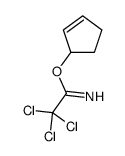 cyclopent-2-en-1-yl 2,2,2-trichloroethanimidate Structure