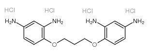 1,3-Bis(2,4-diaminophenoxy)propane tetrahydrochloride Structure