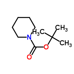 1-Boc-哌啶结构式