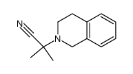 2-(3,4-Dihydro-1H-isoquinolin-2-yl)-2-methylpropionitrile结构式