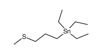 triethyl(3-(methylthio)propyl)stannane Structure