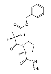 Z-Ala-Pro-NHNH2结构式