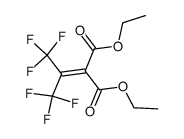 Hexafluorisopropyliden-malonsaeure-diethylester结构式