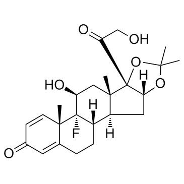 Triamcinolone acetonide structure