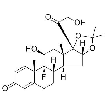 Triamcinolone acetonide Structure