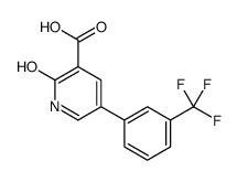 2-oxo-5-[3-(trifluoromethyl)phenyl]-1H-pyridine-3-carboxylic acid Structure