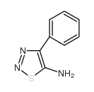 4-苯基-5-氨基-1,2,3-噻重氮结构式