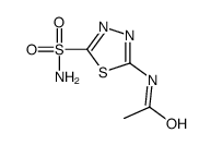 N-(5-sulfamoyl-1,3,4-thiadiazol-2-yl)acetamide Structure
