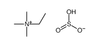 ethyl(trimethyl)azanium,hydrogen sulfite结构式
