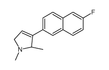 (2S)-3-(6-fluoronaphthalen-2-yl)-1,2-dimethyl-2,5-dihydropyrrole Structure