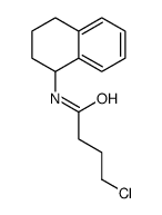4-chloro-N-(1,2,3,4-tetrahydronaphthalen-1-yl)butanamide Structure