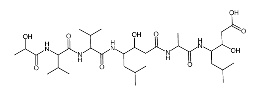 lactoylpepstatin Structure