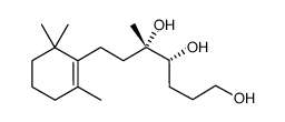 (4R,5S)-5-methyl-7-(2,6,6-trimethylcyclohex-1-en-1-yl)heptane-1,4,5-triol Structure
