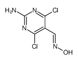 2-amino-4,6-dichloro-5-pyrimidinecarboxaldehyde oxime结构式