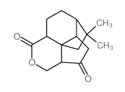 10,10-Dimethyloctahydro-6,8b-ethanocyclopenta(de)isochromene-1,4-dione Structure