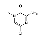 3-amino-5-chloro-1-methyl-2(1H)-pyrazinone Structure