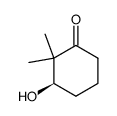 (1R)-3-hydroxy-2,2-dimethylcyclohexanone结构式