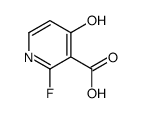 2-氟-4-羟基烟酸结构式
