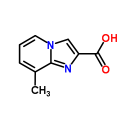 8-甲基咪唑并[1,2-a]吡啶-2-羧酸结构式