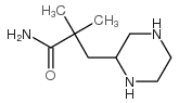 2-哌嗪叔丁基羧酰胺结构式