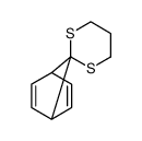 Spiro[bicyclo[2.2.1]hepta-2,5-diene-7,2'-[1,3]dithiane]结构式