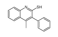 4-methyl-3-phenyl-1H-quinoline-2-thione结构式