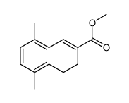 methyl 5,8-dimethyl-3,4-dihydronaphthalene-2-carboxylate Structure
