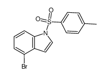 4-bromo-1-tosylindole结构式