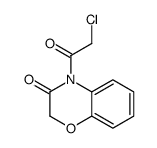 4-(2-chloroacetyl)-1,4-benzoxazin-3-one结构式