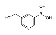 5-(hydroxymethyl)-3-pyridinyl boronic acid Structure