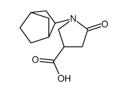 1-(3-bicyclo[2.2.1]heptanyl)-5-oxopyrrolidine-3-carboxylic acid结构式