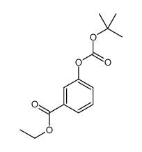 ethyl 3-[(2-methylpropan-2-yl)oxycarbonyloxy]benzoate结构式