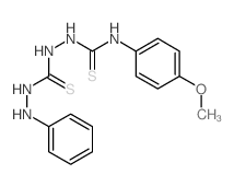Biurea, 1-anilino-6-(p-methoxyphenyl)-2,5-dithio-(7CI) picture