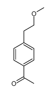 1-[4-(2-methoxyethyl)phenyl]ethan-1-one Structure
