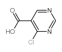 4-氯嘧啶-5-甲酸结构式