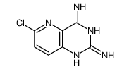 6-氯-吡啶并[3,2-d]嘧啶-2,4-二胺结构式