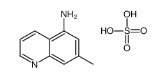 7-methylquinolin-5-amine,sulfuric acid Structure