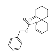 7-Oxo-1-aza-spiro[5.5]undec-2-ene-1-carboxylic acid benzyl ester结构式