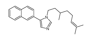 1-(3,7-dimethyloct-6-enyl)-5-naphthalen-2-ylimidazole Structure