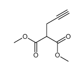 Dimethyl propargylmalonate Structure