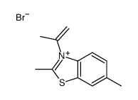溴化-2,6-二甲基-3-(2-丙烯基)苯并噻唑翁结构式